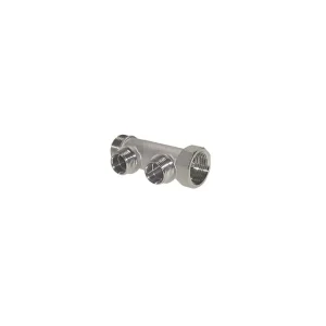 Akce rozdělovací lišta, vstup a výstup G 3/4", 2x odbočka vnější G1/2" NIKL VTAN2-34