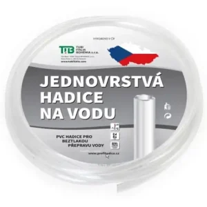 Hadice jednovrstvá Tubi BT crystal 4 x 6 mm, délka 20 m, průhledná Horká Nabídka