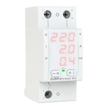 ZUBR MF2-50 red - multifunkční monitorovací relé 50 A Cenový Hit