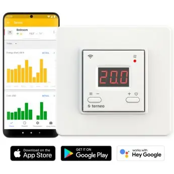 Terneo AX - chytrý termostat s Wi-Fi Sleva