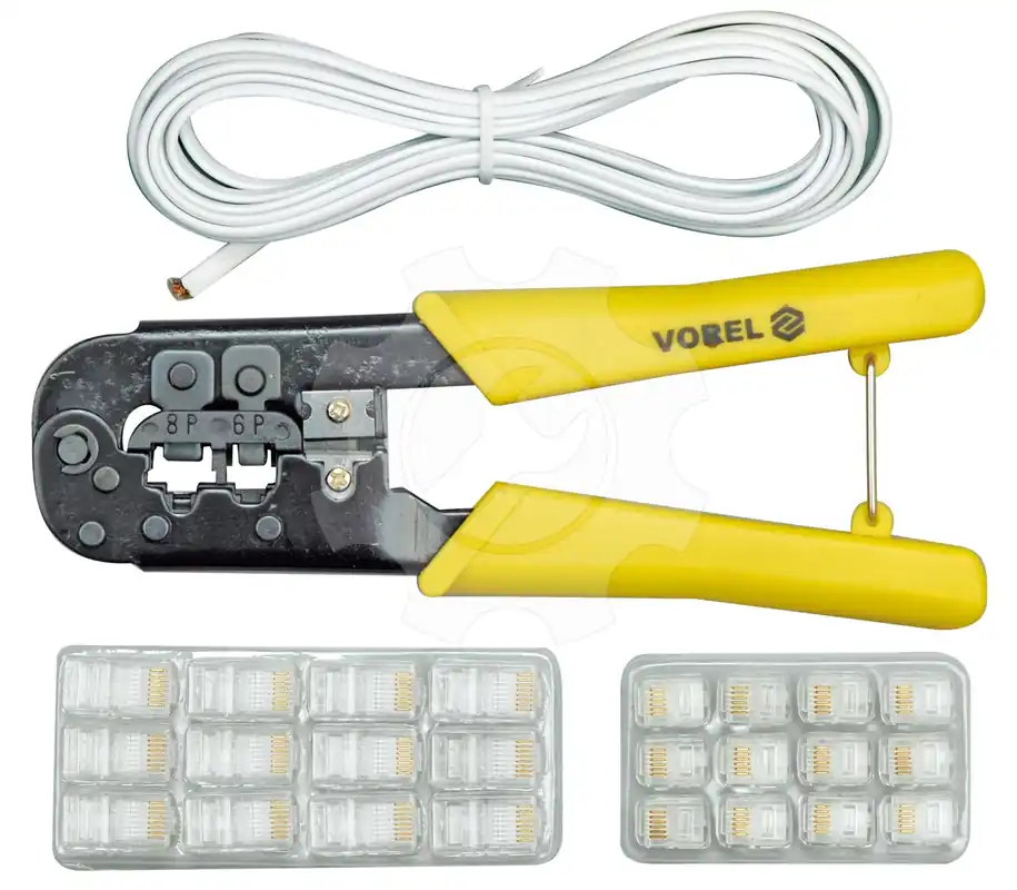 Časově Omezené Kleště konektorové + kabel 2,5m + konektory VOREL
