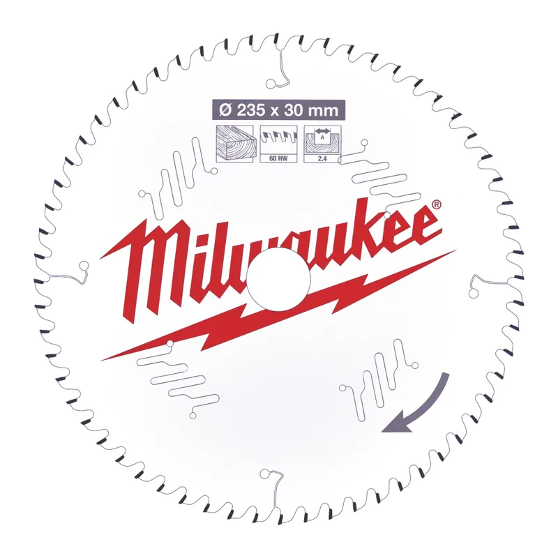 Milwaukee pilový kotouč CSB P W 235 x 30 x 2.4 x 60ATB Levný
